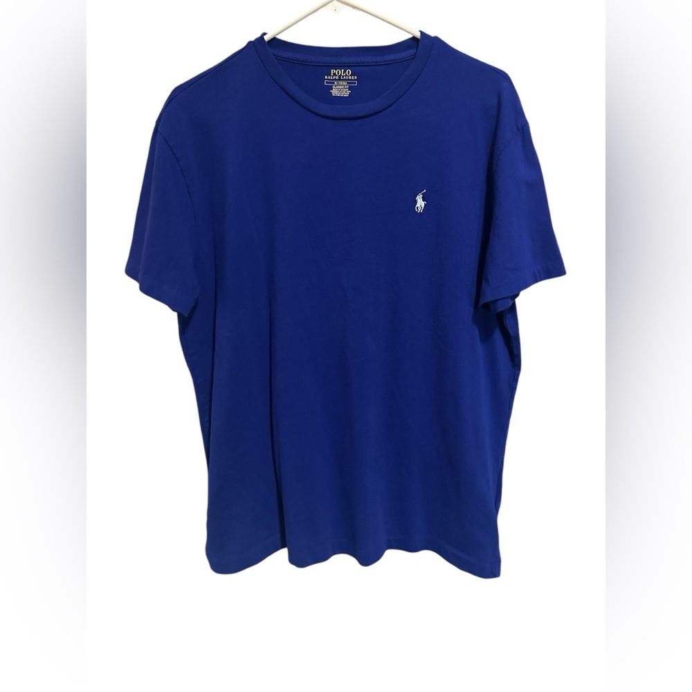 Polo Ralph Lauren Classic Fit Shirt Royal Blue Size Medium Crew Neck